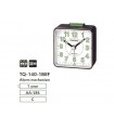 Despertador Casio TQ-140–1b Alarm Clock fondo blanco