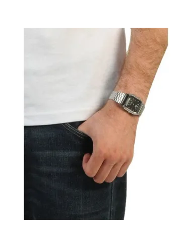 Reloj Casio COLLECTION AQ-230A-1D alarma Hora dual cronómetro analogico y digital