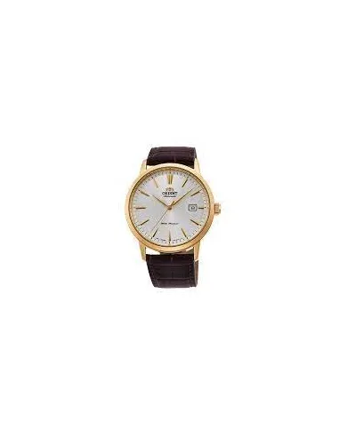 reloj automático hombre Orient Simphony III RA-AC0F04S dial blanco 41.5mm correa cuero (admite cuerda manual) 50m water resist