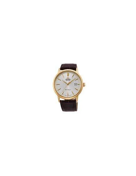 reloj automático hombre Orient Simphony III RA-AC0F04S dial blanco 41.5mm correa cuero (admite cuerda manual) 50m water resist