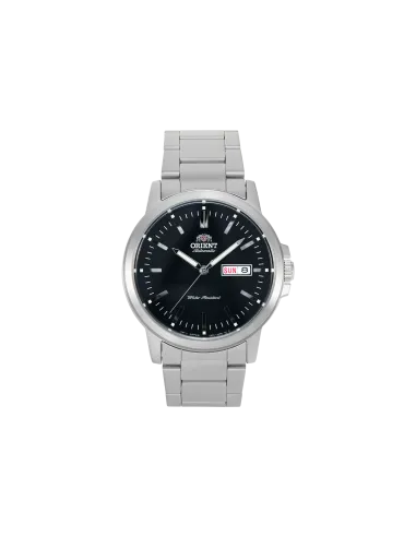 reloj automático hombre Orient Conmuter RA-AA0C01B dial negro 41.9mm correa acero (admite cuerda manual) 50m water resist