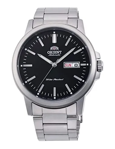 reloj automático hombre Orient Conmuter RA-AA0C01B dial negro 41.9mm correa acero (admite cuerda manual) 50m water resist