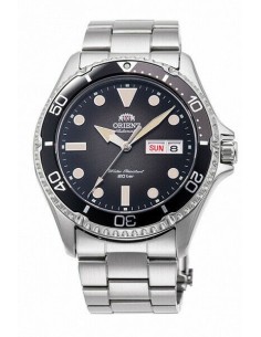 Orient New Kamasu RA-AA0810N automatic Divers men's watch black dial 41.8mm Sapphire glass stainless steel bracelet 200m water r 2