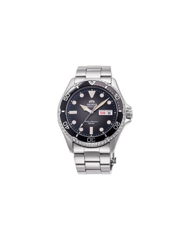 reloj automático hombre Orient New Kamasu RA-AA0810N dial negro 41.8mm correa acero cristal zafiro 200m water resist