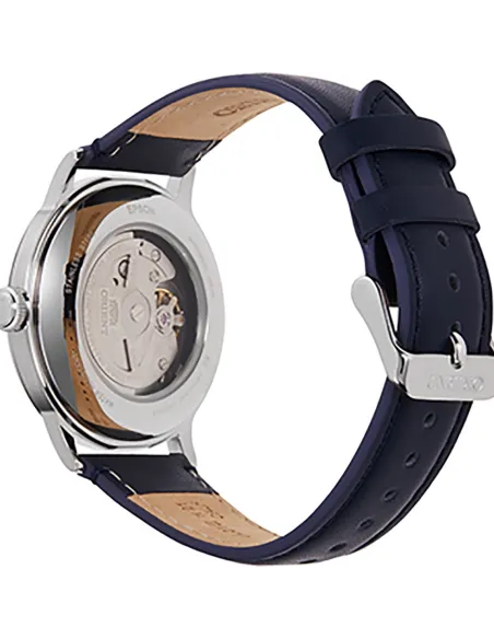 reloj automático hombre Orient Bambino RA-AC0021L dial azul 40.5mm correa de cuero