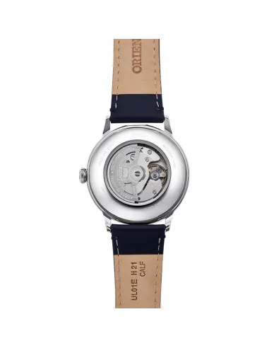 reloj automático hombre Orient Bambino RA-AC0021L dial azul 40.5mm correa de cuero