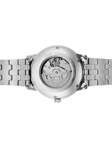 reloj automático hombre Orient Simphony IV RA-AC0F09L dial azul 41.6mm correa acero 50m water resist