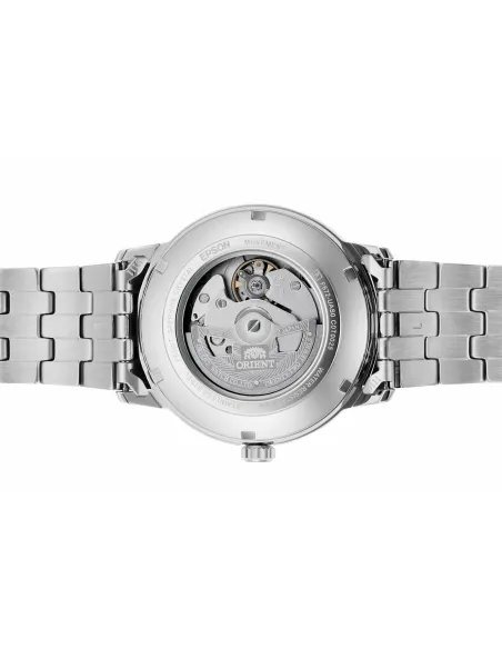 reloj automático hombre Orient Simphony IV RA-AC0F09L dial azul 41.6mm correa acero 50m water resist