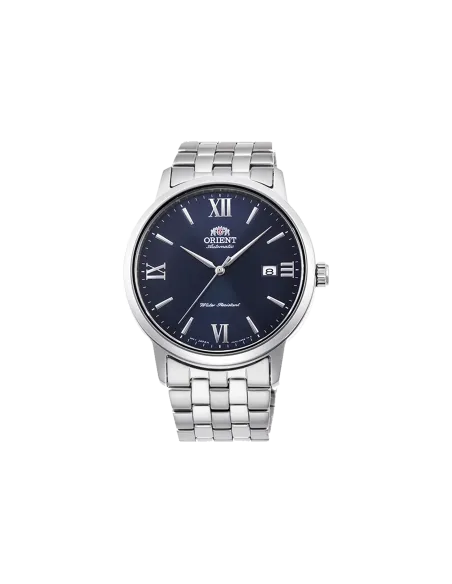 reloj automático hombre Orient Simphony IV RA-AC0F09L dial azul 41.6mm correa acero 50m water resist