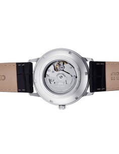 reloj automático hombre Orient Simphony IV RA-AC0F11L dial azul 41.6mm correa de cuero 50m water resist 2