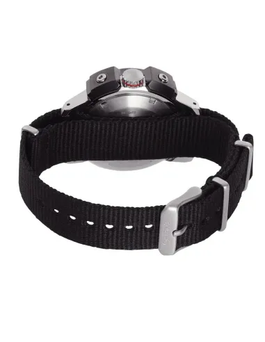 reloj de buceo automático hombre Orient M-Force RA-AC0N01B dial negro 45mm correa acero 200m water resist Cristal Zafiro