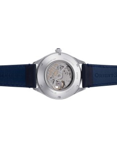 reloj automático hombre Orient Star RE-AT0203L Semi Skeleton dial azul 40.4mm correa de cuero 50h Reserva de Marcha 2