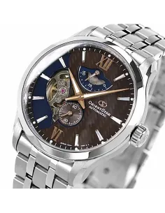 copy of reloj automático hombre Orient Star RE-AV0B01S dial blanco 41mm 50h Reserva de Marcha Cristal de Zafiro