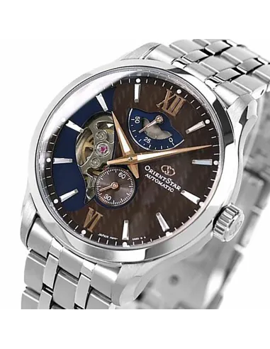 copy of reloj automático hombre Orient Star RE-AV0B01S dial blanco 41mm 50h Reserva de Marcha Cristal de Zafiro