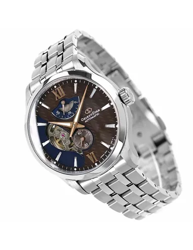 copy of reloj automático hombre Orient Star RE-AV0B01S dial blanco 41mm 50h Reserva de Marcha Cristal de Zafiro