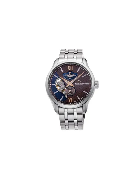 copy of reloj automático hombre Orient Star RE-AV0B01S dial blanco 41mm 50h Reserva de Marcha Cristal de Zafiro