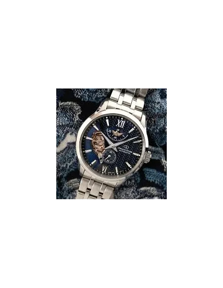 copy of reloj automático hombre Orient Star RE-AV0B01S dial blanco 41mm 50h Reserva de Marcha Cristal de Zafiro