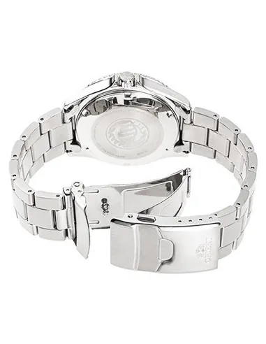 reloj automático hombre Orient New Kamasu RA-AA0812L "pepsi" dial azul 41.8mm correa acero cristal zafiro 200m water resist