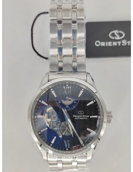 copy of reloj automático hombre Orient Star RE-AV0B01S dial blanco 41mm 50h Reserva de Marcha Cristal de Zafiro