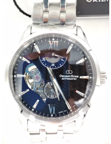 copy of reloj automático hombre Orient Star RE-AV0B01S dial blanco 41mm 50h Reserva de Marcha Cristal de Zafiro