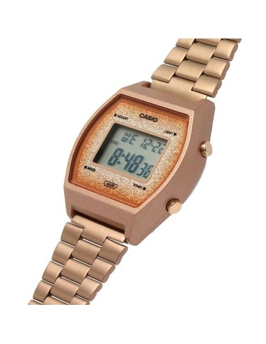 copy of reloj digital unisex Casio Vintage Edgy B640WBG-1B Luz de Fondo Led correa de acero 50m water resist