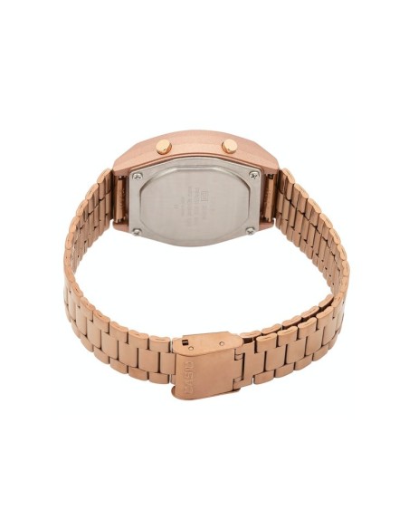 reloj digital unisex Casio Vintage Edgy B640WCG-5E Luz de Fondo Led correa de acero 50m water resist