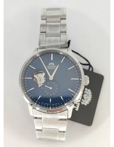 reloj automático hombre Orient Contemporary RA-AR0101L Semi-Skeleton dial azul 40mm correa acero 100m