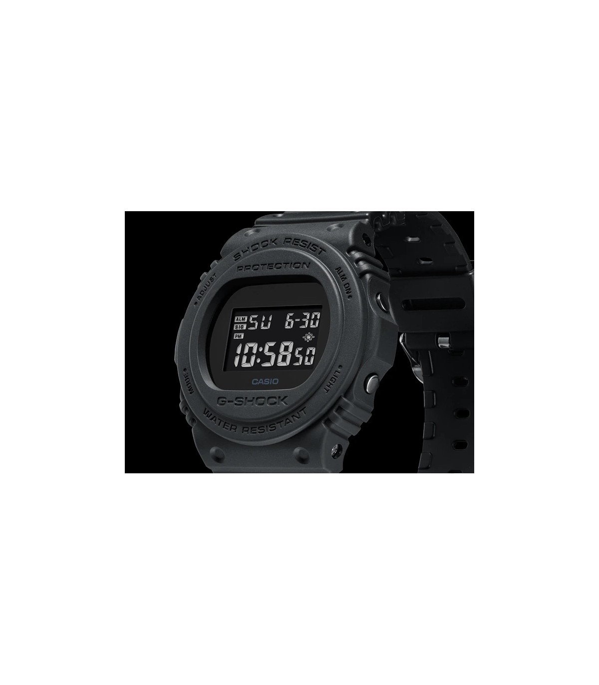 reloj hombre Casio G-Shock DW-5750E-1 Pantalla Electroluminiscente LED - Resistente a -200m water resist