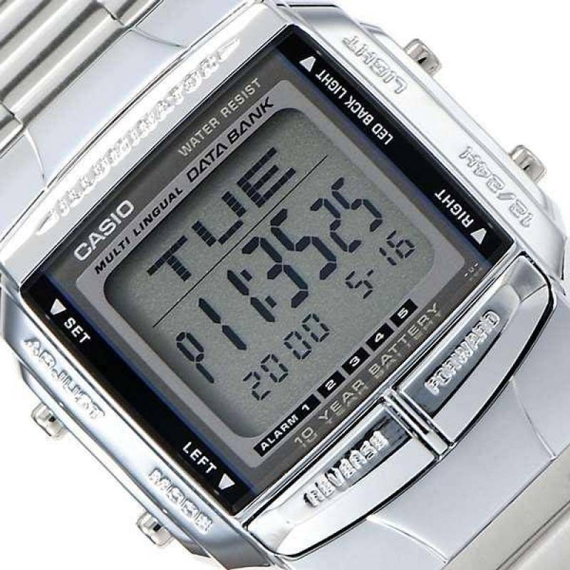 reloj unisex retro CASIO DATABANK DB-360N-1AEF BANCO DATOS