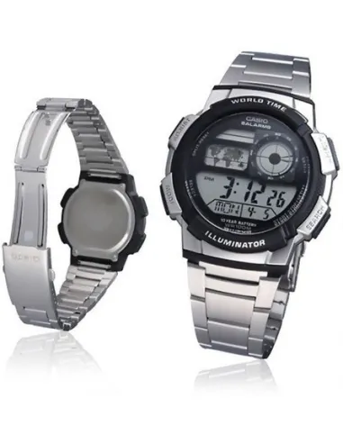 Reloj digital CASIO AE-1000WD-1AV 5 alarmas water resist 100m