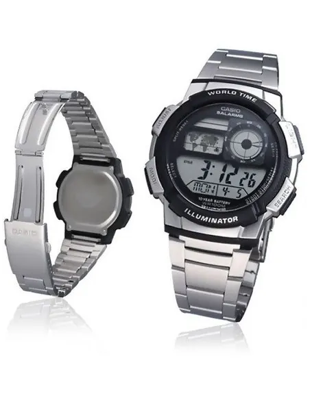 Reloj digital CASIO AE-1000WD-1AV 5 alarmas water resist 100m