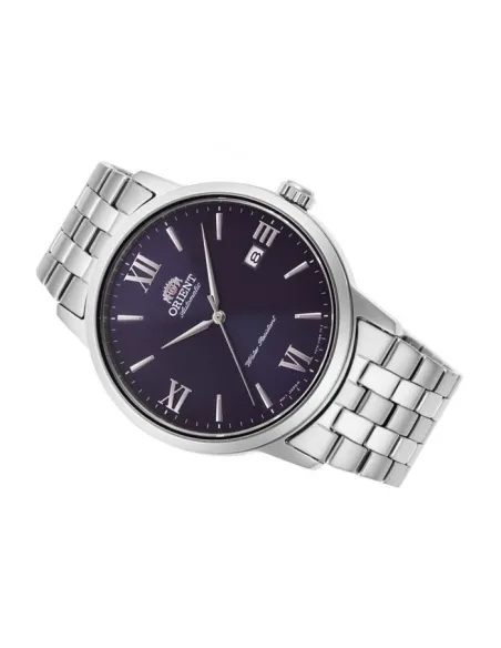 reloj automático hombre Orient Simphony IV RA-AC0F09L dial azul 41.6mm correa acero 50m water resist