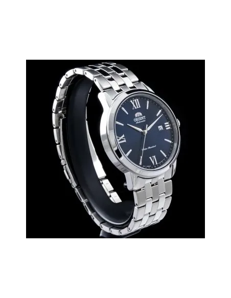 reloj automático hombre Orient Simphony IV RA-AC0F09L dial azul 41.6mm correa acero 50m water resist
