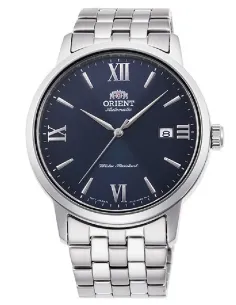 reloj automático hombre Orient Simphony IV RA-AC0F09L dial azul 41.6mm correa acero 50m water resist