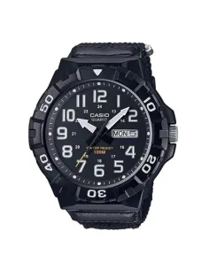 reloj deportivo hombre outdoor Casio MRW-210HB-1AV corea cuero y tela 100m water resist 2