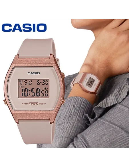 Reloj casual mujer Casio LW-204-4A Luz Cronómetro water resist