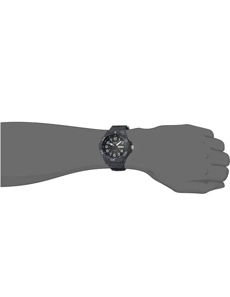 reloj deportivo hombre outdoor Casio MRW-210HB-1AV corea cuero y tela 100m water resist