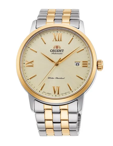 reloj automático hombre Orient Contemporary RA-AC0F08G dial dorado 41.6mm Cristal Zafiro correa acero