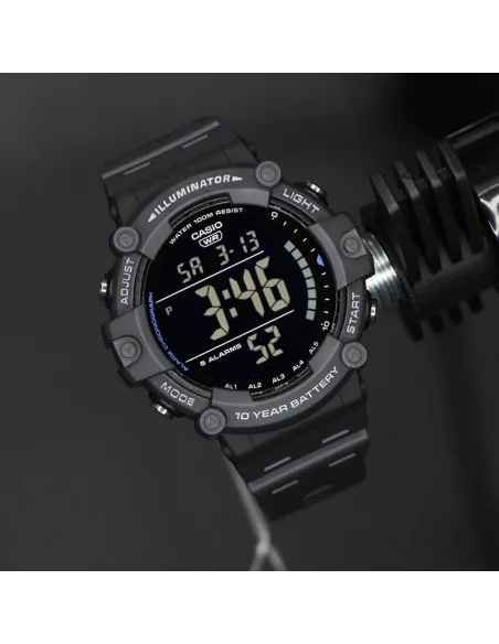 copy of reloj deportivo digital hombre Casio AE-1500WH-1A luz led 10 años batería 5 alarmas