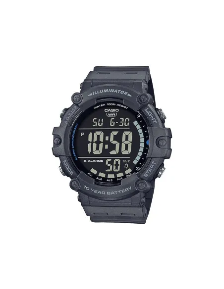 copy of reloj deportivo digital hombre Casio AE-1500WH-1A luz led 10 años batería 5 alarmas