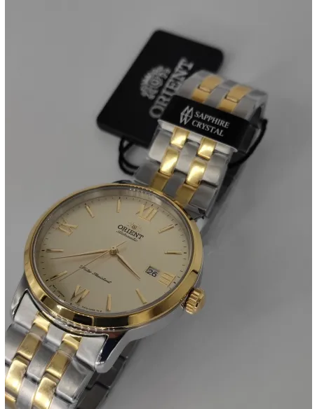 reloj automático hombre Orient Contemporary RA-AC0F08G dial dorado 41.6mm Cristal Zafiro correa acero