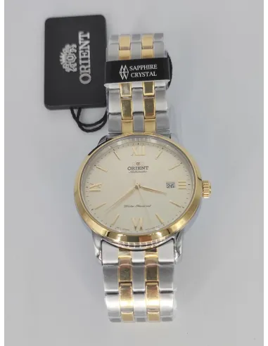 reloj automático hombre Orient Contemporary RA-AC0F08G dial dorado 41.6mm Cristal Zafiro correa acero