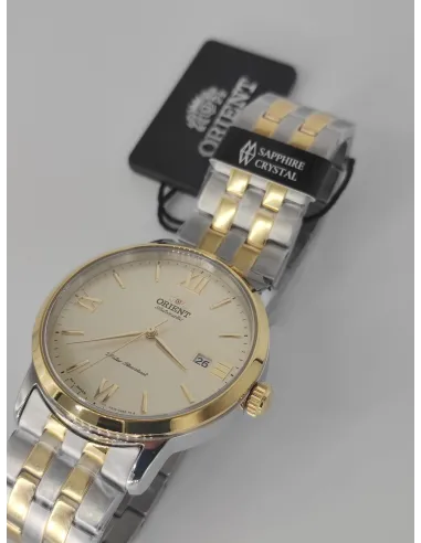 reloj automático hombre Orient Contemporary RA-AC0F08G dial dorado 41.6mm Cristal Zafiro correa acero