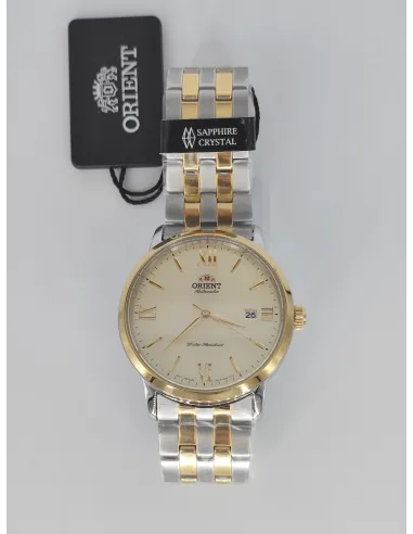 reloj automático hombre Orient Contemporary RA-AC0F08G dial dorado 41.6mm Cristal Zafiro correa acero
