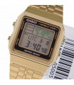 Reloj Casio Alarm World Time Digital A500WGA-1 hora mundial dorado