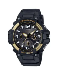 reloj deportivo hombre CASIO MCW-100H-9A2 Pantalla de Neón Cronómetro 100M correa de goma