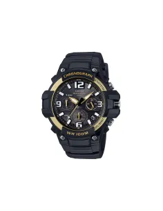 reloj deportivo hombre CASIO MCW-100H-9A2 Pantalla de Neón Cronómetro 100M correa de goma 2