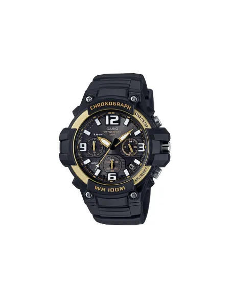 reloj deportivo hombre CASIO MCW-100H-9A2 Pantalla de Neón Cronómetro 100M correa de goma