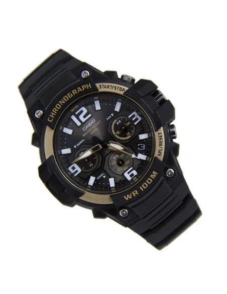reloj deportivo hombre CASIO MCW-100H-9A2 Pantalla de Neón Cronómetro 100M correa de goma