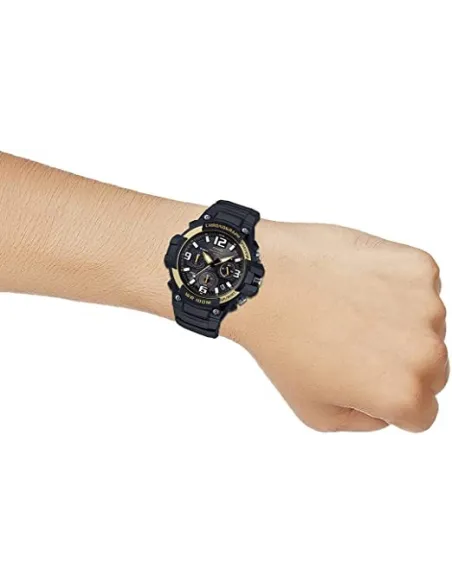 reloj deportivo hombre CASIO MCW-100H-9A2 Pantalla de Neón Cronómetro 100M correa de goma